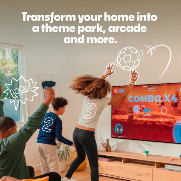 Nex Playground Game System, Indoor Family Game Night, Fun Games & Physical Play, Unique AI-Powered Motion Tracking Video Game Console, Transforms Living Room into a Family or Party Games Space - Image 4