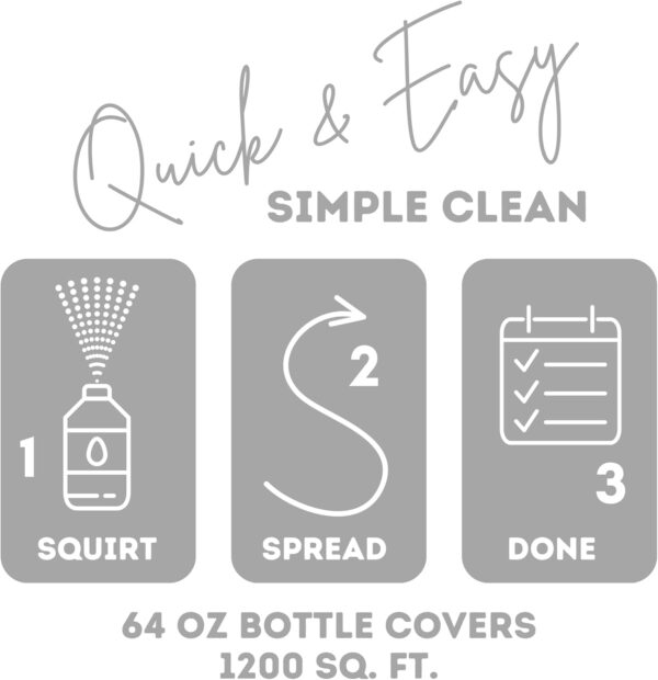 Quick Shine Hardwood Floor Cleaner 64oz | Use in Spray & Vac Mops | Removes Dirt & Scuff Marks | Ready-to-Use, Streak Free, No Rinse | Safer Choice Cleaner |Perfect for Gentle and Effective Cleaning - Image 9