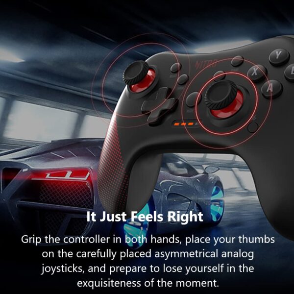 Acer Nitro Wired Gaming Controller - Featuring Joystick, Directional Pad, Turbo Button, Action Buttons and LED Indicator Lights - Compatible with Windows and Android Devices - Image 3