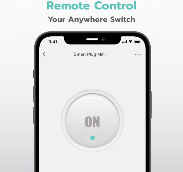 KMC Smart Plug Mini 4-Pack, Wi-Fi Outlets for Smart Home, Remote Control Lights and Devices from Anywhere, No Hub Required, ETL Certified, Works with Alexa and Google Home - Image 6