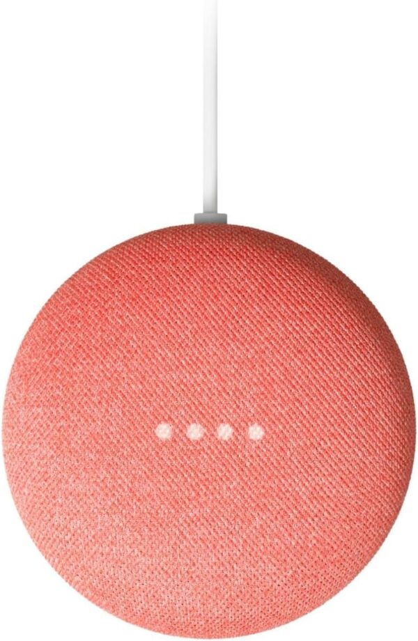 Google Nest Mini 2nd Gen - Wireless Bluetooth Speaker (Coral) - Image 9