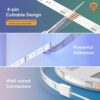 meross Smart LED Strip Lights Works with Apple HomeKit, 16.4ft WiFi RGB Strip, Compatible with Siri, Alexa&Google and SmartThings, App Control, Color Changing Led Strips for Bedroom, TV, Party - Image 6