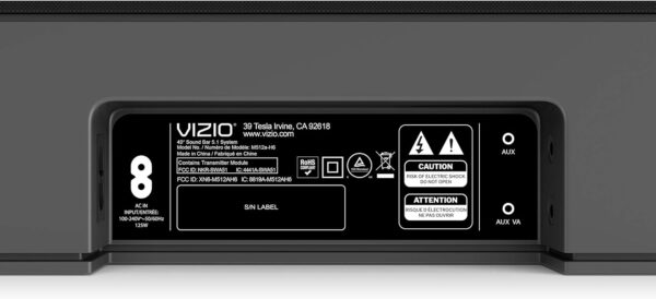 VIZIO M-Series 5.1.2 Immersive Sound Bar with Dolby Atmos, DTS:X, Bluetooth, Wireless Subwoofer, Voice Assistant Compatible, includes Remote Control - M512a-H6 - Image 14