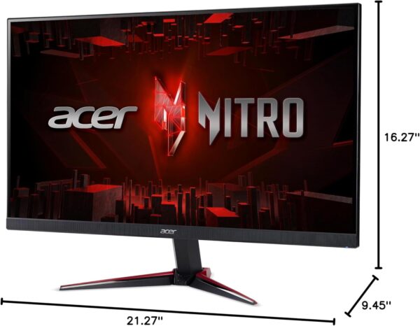 Acer Nitro 23.8" Full HD 1920 x 1080 PC Gaming IPS Monitor | AMD FreeSync Premium | 180Hz Refresh | Up to 0.5ms | HDR10 Support | 99% sRGB | 1 x Display Port 1.2 & 2 x HDMI 2.0 | VG240Y M3biip - Image 13