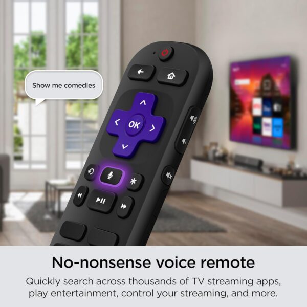 Roku 32" Select Series 720p HD Smart RokuTV with Voice Remote, Bright Picture, Customizable Home Screen, and Free TV - Image 6