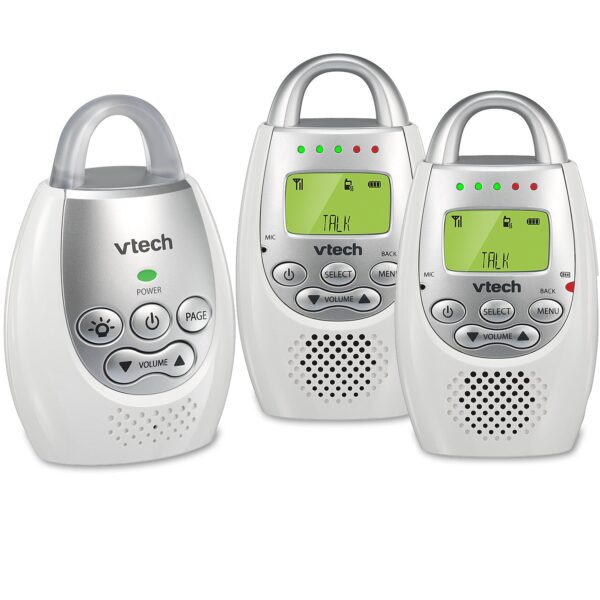 VTech DM221-2 Audio Baby Monitor with up to 1,000 ft of Range, Vibrating Sound-Alert & DM221 Audio Baby Monitor with up to 1,000 ft of Range, Vibrating Sound-Alert, Talk Back Intercom - Image 3