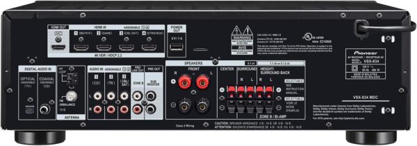 Pioneer VSX-834 7.2-Channel AV Receiver - Image 3