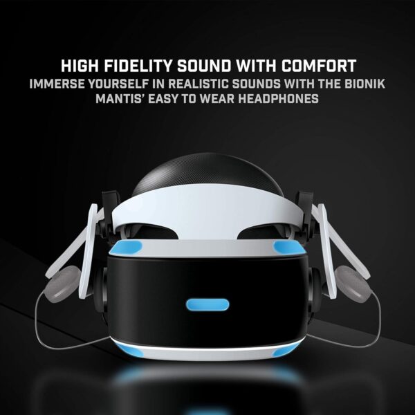 Bionik Mantis Attachable VR Headphones: Compatible with PlayStation VR, Adjustable Design, Connects Directly to PSVR, Hi-Fi Sound, Sleek Design, Easy Installation - Image 4