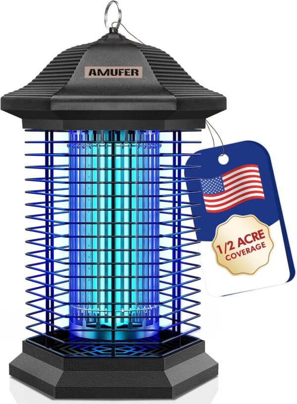 Bug Zapper Mosquito Zapper for Outdoor & Indoor, Upgraded 3 Mosquito Control Technologies, 2 Safety Protection Technologies, Insect Control Efficiency of 99.99%, Perfect for Backyard Patio Home - Image 8