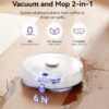NARWAL Freo X Plus Robot Vacuum and Mop, 7-Week Dust Storage, Zero Tangles, 7800Pa Suction, Mopping, Tri-Laser Obstacle Avoidance, LiDAR Navigation, Multi-Floor Mapping, Works with Alexa, App Control - Image 6