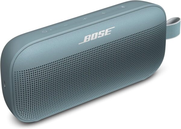 Bose SoundLink Flex Portable Bluetooth Waterproof Dustproof Speaker - Stone Blue (Renewed) - Image 2