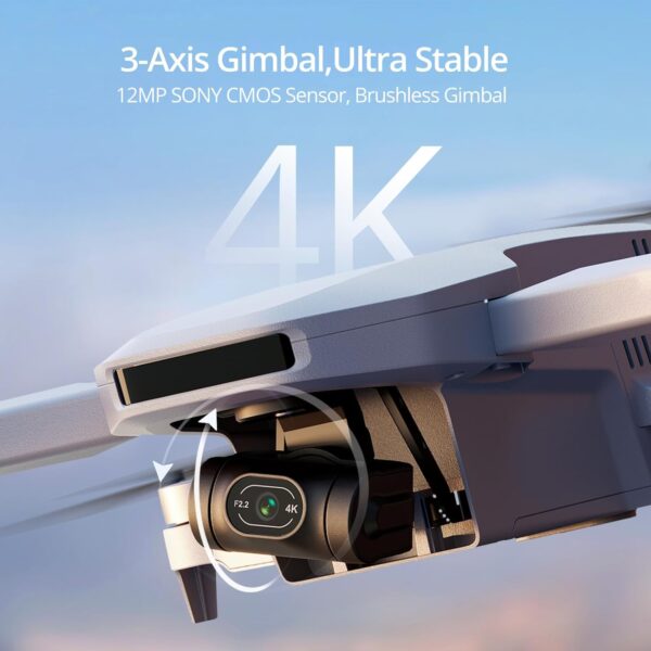 Potensic ATOM 3-Axis Gimbal 4K GPS Drone, Fly More Combo Bundle with 1 Extra Set of Propellers - Image 4