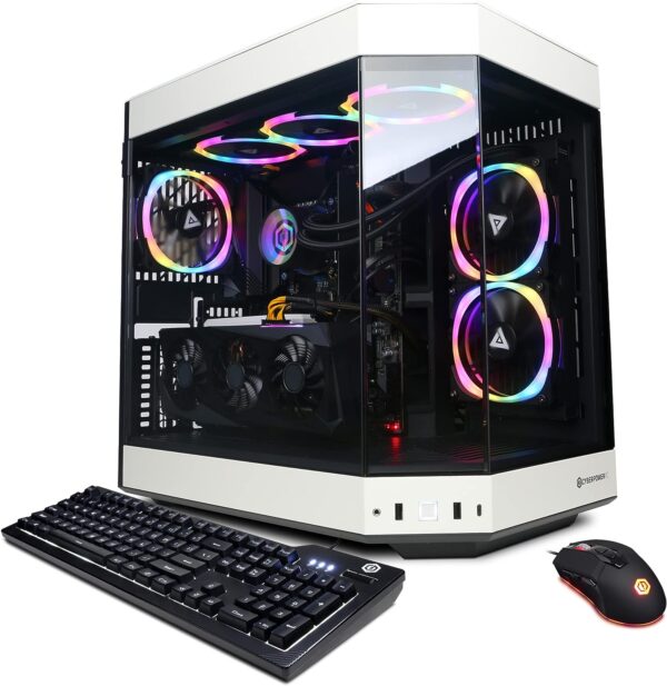 CyberPowerPC Gamer Xtreme VR Gaming PC, Intel Core i9-13900KF 3.0GHz, GeForce RTX 4070 12GB, 16GB DDR5, 1TB NVMe SSD, Wi-Fi Ready & Windows 11 Home (GXiVR8080A36) - Image 2