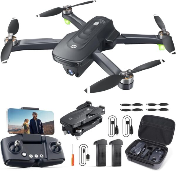 Holy Stone GPS Drone with 4K Camera for Adults, HS175D RC Quadcopter with Auto Return, Follow Me, Brushless Motor, Circle Fly, Waypoint Fly, Altitude Hold, Headless Mode, 46 Mins Long Flight - Image 2