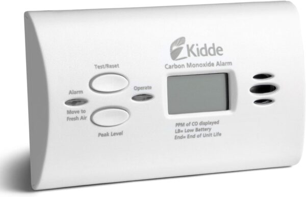 Kidde Carbon Monoxide Detector, AA Battery Powered CO Alarm with LEDs, Test-Reset Button, Low Battery Indicator, Portable - Image 2