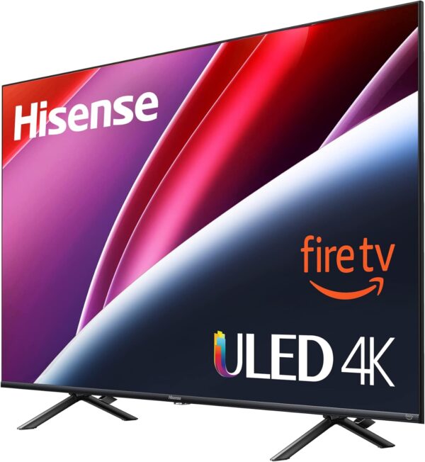 Hisense 58-Inch Class U6HF Series ULED 4K UHD Smart Fire TV (58U6HF) - QLED, 600-Nit Dolby Vision, HDR 10 plus, 240 Motion Rate, Voice Remote, Compatible with Alexa, Black - Image 14