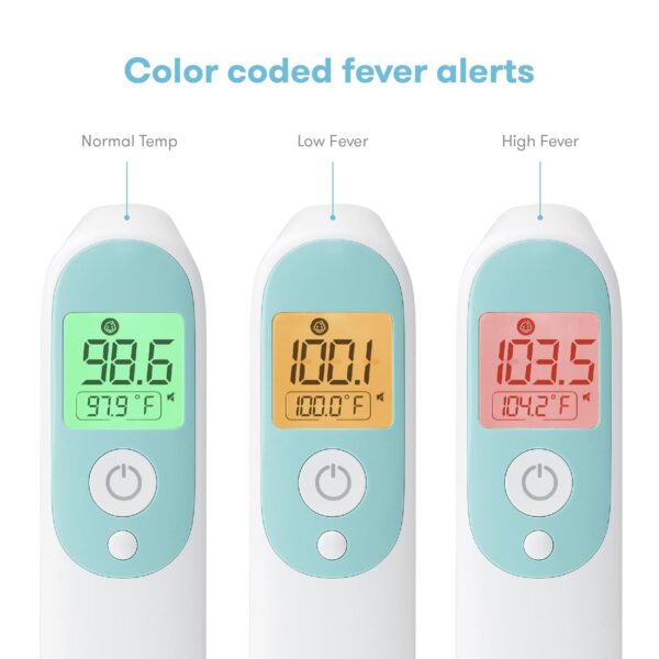 Frida Baby Thermometer, 3-in-1 Infrared Thermometer for Ear, Forehead & Touchless, Digital Baby Thermometer for Infants ,Toddlers, Kids & Adults - Image 4