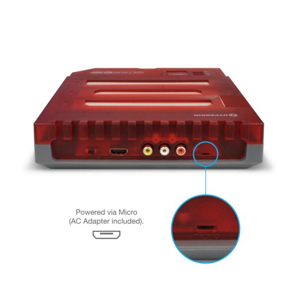 Hyperkin RetroN 3 HD 3-in-1 Retro Gaming Console for NES, Super Famicom, and Genesis/Mega Drive (Jasper Red) - Super NES - Image 7