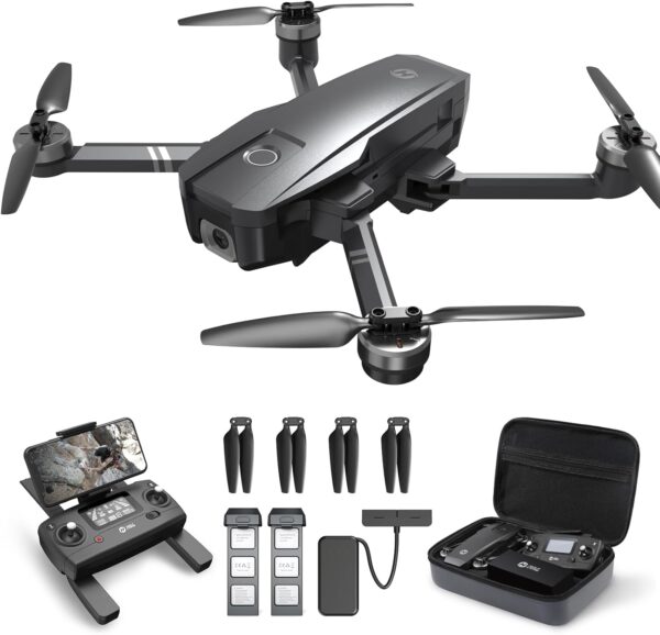 Holy Stone HS720 GPS Drone with Camera for Adults 4K UHD, FAA Remote ID Compliant, 52 Minutes Flight Time, Foldable Quadcopter with Brushless Motor, Auto Return Home, Follow Me, Long Control Range - Image 2