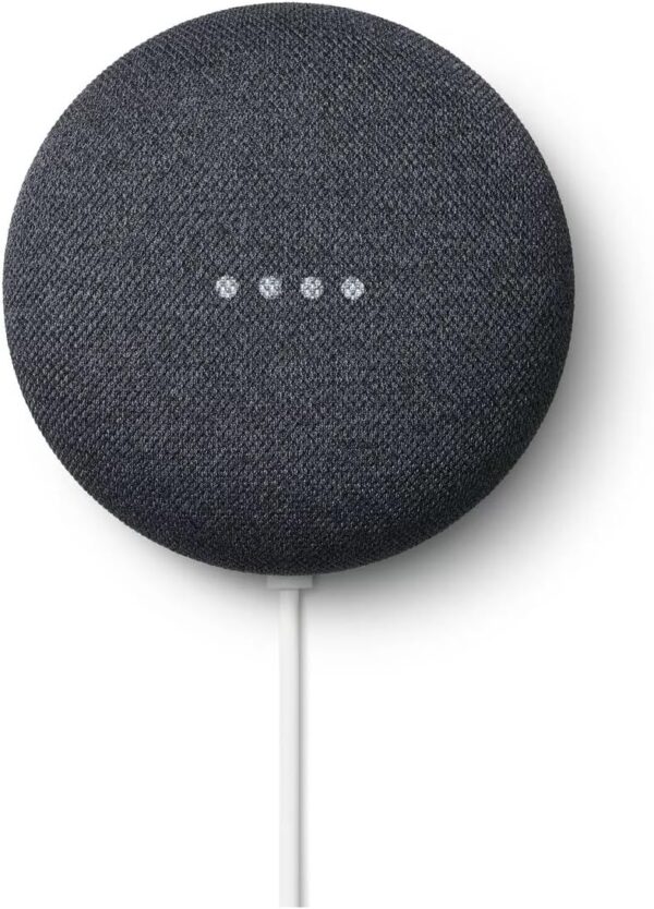 Google Nest Mini 2nd Generation Smart Speaker with Google Assistant - Charcoal - Image 2