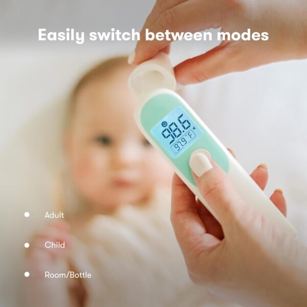 Frida Baby Thermometer, 3-in-1 Infrared Thermometer for Ear, Forehead & Touchless, Digital Baby Thermometer for Infants ,Toddlers, Kids & Adults - Image 5