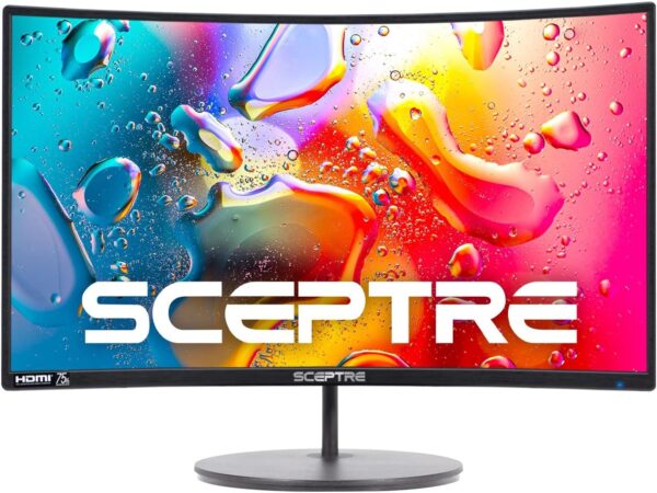 Sceptre Curved 24-inch Gaming Monitor 1080p R1500 98% sRGB HDMI x2 VGA Build-in Speakers, VESA Wall Mount Machine Black (C248W-1920RN Series) - Image 5