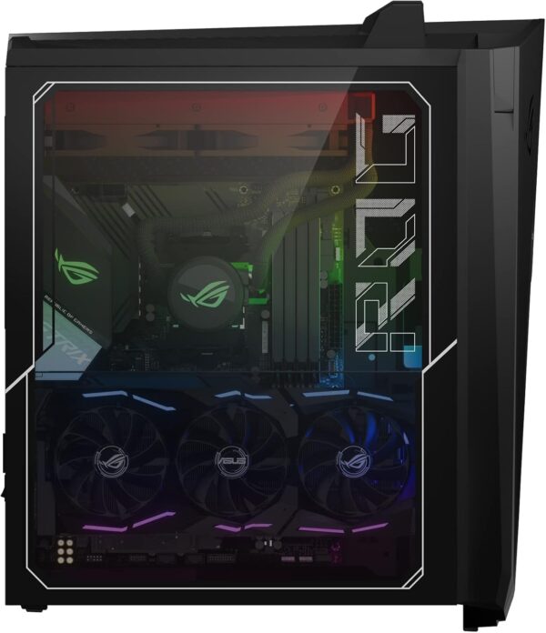 ASUS ROG Strix GA35 Gaming Desktop PC, GeForce RTX 3090, AMD Ryzen 9 5900X, 32GB DDR4 RAM, 1TB PCIe SSD + 2TB HDD, Dual Hot-Swap SSD Bays, ROG Scope & Chakram, Windows 11 Professional, GA35DX-XH999 - Image 3