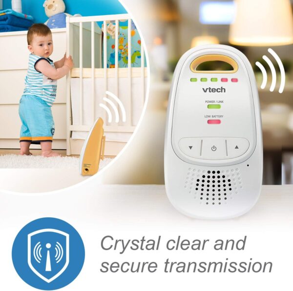 VTech Upgraded Audio Baby Monitor with Rechargeable Battery, Long Range, and Crystal-Clear Sound - Image 5