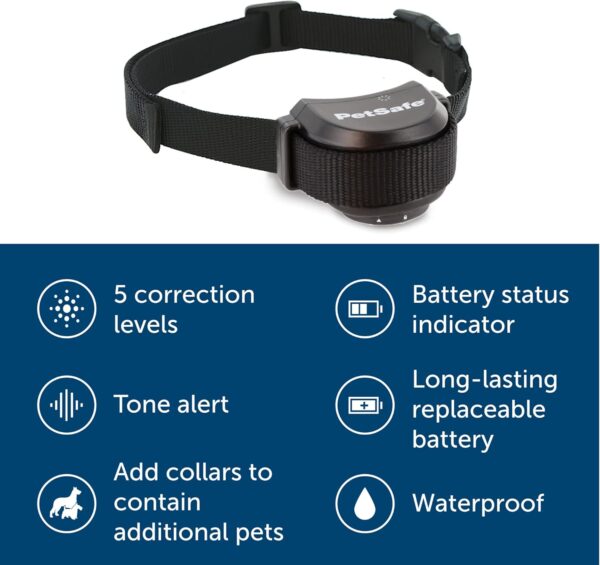 PetSafe Stay & Play Wireless Pet Fence & Replaceable Battery Collar - Circular Boundary Secures up to 3/4 Acre Yard, No-Dig, America's Safest Wireless Fence from Parent Company INVISIBLE FENCE Brand - Image 5