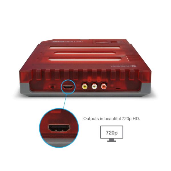 Hyperkin RetroN 3 HD 3-in-1 Retro Gaming Console for NES, Super Famicom, and Genesis/Mega Drive (Jasper Red) - Super NES - Image 6