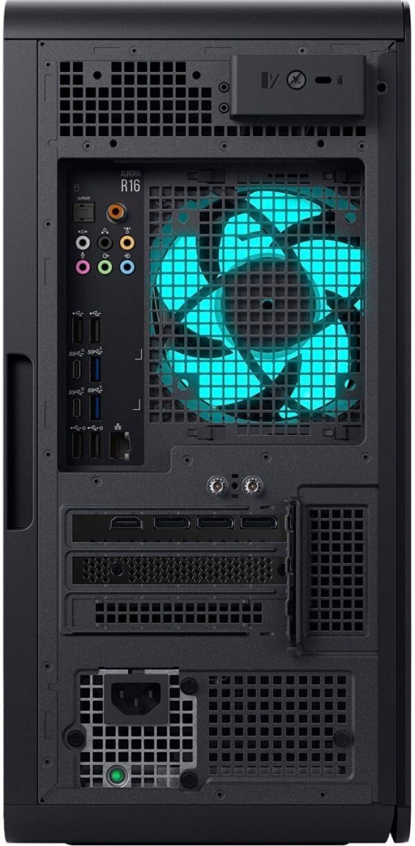 Alienware Aurora R16 Gaming Desktop PC - Intel Core i7-13700F 16-Core up to 5.20 GHz, 32GB RAM, 1TB NVMe SSD + 4TB HDD, GeForce RTX 4060Ti 8GB GDDR6, Windows 11 Home, Liquid Cooling, Basalt Black - Image 5