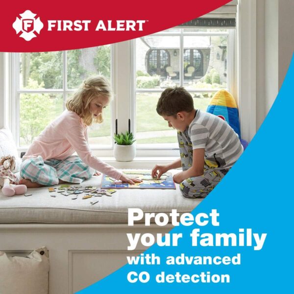 First Alert CO400 Carbon Monoxide (CO) Detector, Battery Operated Alarm, 1-Pack - Image 3