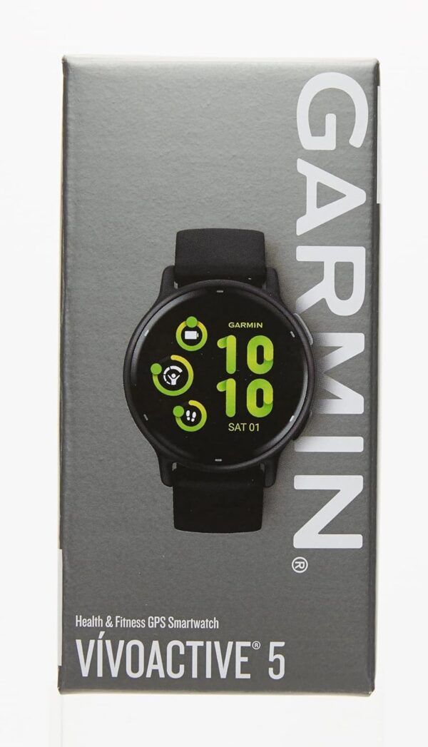 Garmin vívoactive 5, Health and Fitness GPS Smartwatch, AMOLED Display, Up to 11 Days of Battery, Black - Image 3