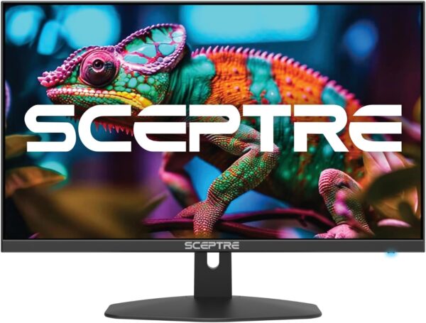 Sceptre New 27-inch Gaming Monitor 100Hz 1ms DisplayPort HDMI x2 100% sRGB AMD FreeSync Build-in Speakers, Eye Care Frameless Machine Black 2024 (E275W-FW100T) - Image 2