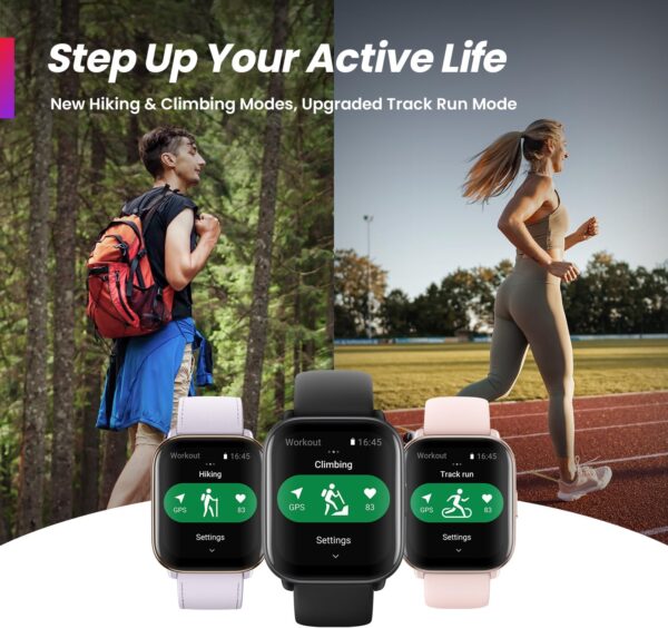 Amazfit Active Smart Watch 42mm,with AI Fitness & Sleep Coach, GPS, Alexa-Enabled & Bluetooth Calling & Music, 14 Day Battery, Fitness Tracker with 120+ Sports Modes, for Android & iPhone, Purple - Image 9