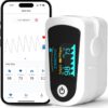2024 Innovo iP900BP-B Bluetooth Fingertip Pulse Oximeter, Blood Oxygen Monitor with Free App, Plethysmograph, and Perfusion Index (Snowy White) - Image 2