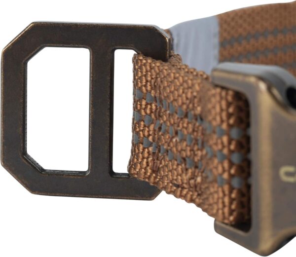 Carhartt Dog Collar Brown/Brushed Brass Large - Image 4