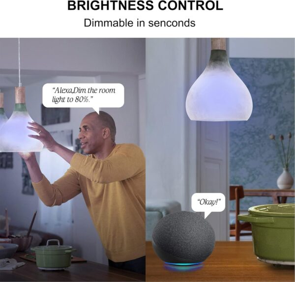 Sengled Smart WiFi Light Bulbs That Work with Alexa & Google Home, No Hub Required, LED Light Bulb A19 Soft White Light (2700K), Multicolor (Pack of 2) - Image 6