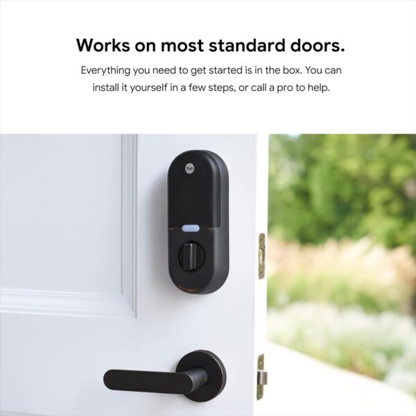 Google Nest x Yale Lock - Tamper-Proof Smart Lock for Keyless Entry - Keypad Deadbolt Lock for Front Door - Oil Rubbed Bronze - Image 12