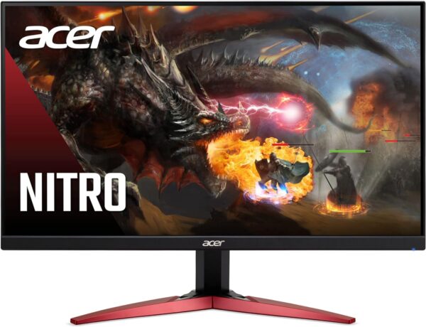 Acer Nitro KG241Y Sbiip 23.8” Full HD (1920 x 1080) VA Gaming Monitor | AMD FreeSync Premium Technology | 165Hz Refresh Rate | 1ms (VRB) | ZeroFrame Design | 1 x Display Port 1.2 & 2 x HDMI 2.0,Black - Image 2