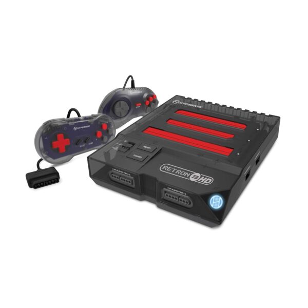 Hyperkin RetroN 3 HD 3-in-1 Retro Gaming Console for NES, Super Famicom, and Genesis/Mega Drive (Space Black), M03888-SB - Sega Genesis - Image 4