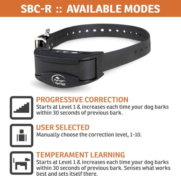 SportDOG Brand NoBark Rechargeable Bark Control Shock Collar - Programmable, Waterproof Bark Collar - Image 3