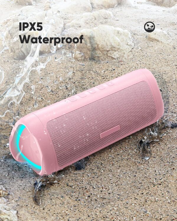 IPX5 Waterproof Bluetooth Speaker with HD Sound, 24H Playtime - For Home, Outdoor, Beach - Image 8