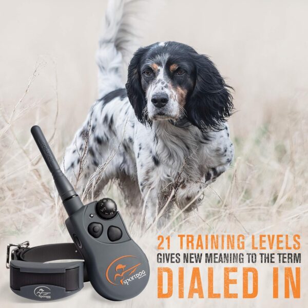 SportDOG Brand SportHunter 825X Shock Collar - 1/2 Mile Range - Dog Training Collar with Shock, Vibrate, and Tone, Rechargeable Remote Trainer - Image 3