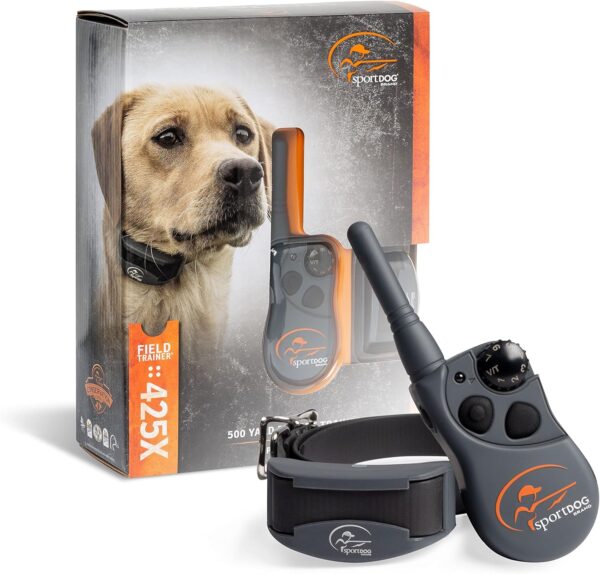 SportDOG Brand 425 Remote Trainers - 500 Yard Range E-Collar with Static, Vibrate and Tone - Waterproof, Rechargeable - Black (SD-425X) Dog Training Collar - Image 2