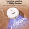NARWAL Freo X Plus Robot Vacuum and Mop, 7-Week Dust Storage, Zero Tangles, 7800Pa Suction, Mopping, Tri-Laser Obstacle Avoidance, LiDAR Navigation, Multi-Floor Mapping, Works with Alexa, App Control - Image 5