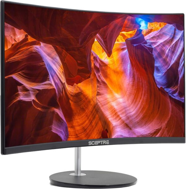 Sceptre Curved 24-inch Gaming Monitor 1080p R1500 98% sRGB HDMI x2 VGA Build-in Speakers, VESA Wall Mount Machine Black (C248W-1920RN Series) - Image 10