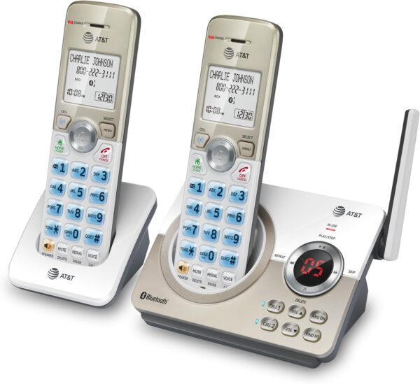 AT&T DL72219 DECT 6.0 2-Handset Cordless Phone for Home with Connect to Cell, Call Blocking, 1.8" Backlit Screen, Big Buttons, intercom, and Unsurpassed Range - Image 10