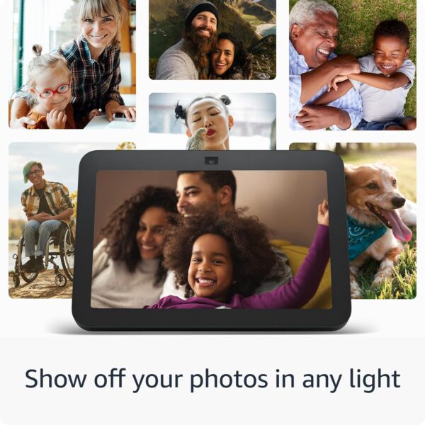 Amazon Echo Show 8 (3rd Gen, 2023 release) | With Spatial Audio, Smart Home Hub, and Alexa | Charcoal - Image 6