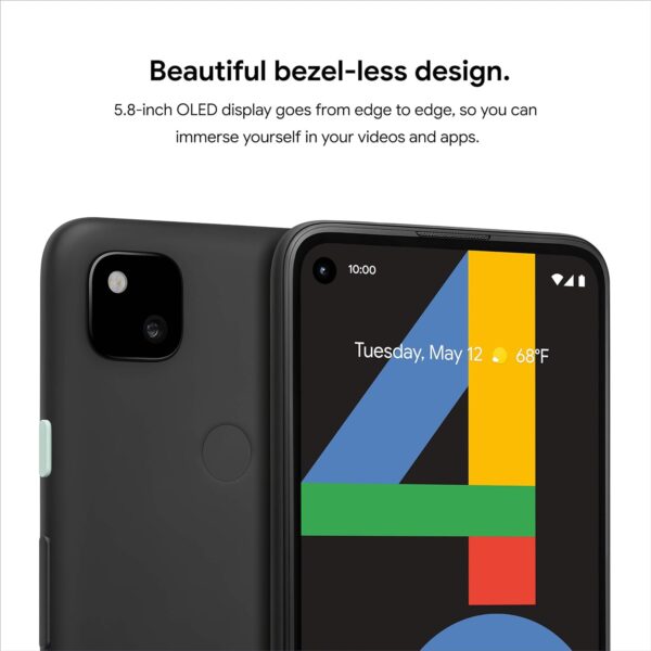 Google Pixel 4a - Unlocked Android Smartphone - 128 GB of Storage - Up to 24 Hour Battery - Just Black - Image 13